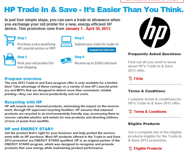HP Trade In & Save